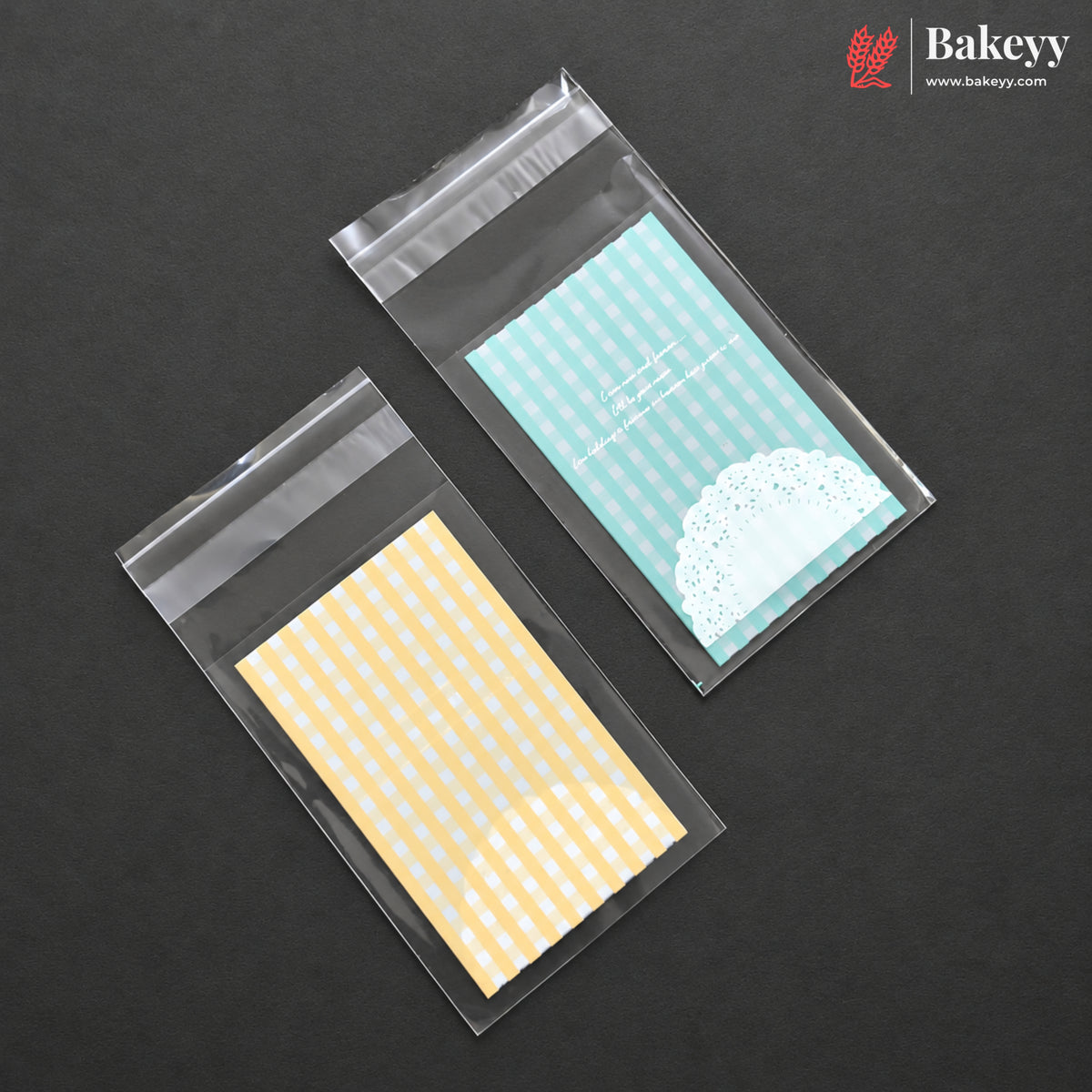 7×10cm | Printed Self-Seal Cookie Pouch | Pack of 100
