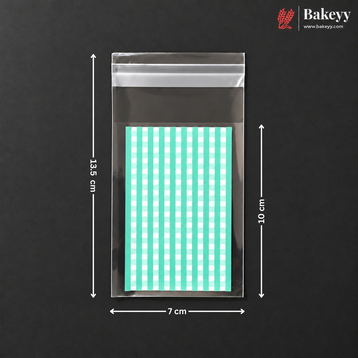 7×10cm | Printed Self-Seal Cookie Pouch | Pack of 100