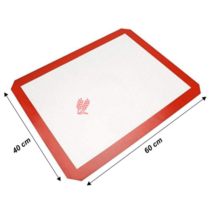 Silicone Baking Mat, Convenient Nonstick Baking Mat, Silicone Baking Sheet for Cookies, Candy, Bread and Pastry, Reusable Baking Sheet Liners, Pastry Mat (Pack of 1) - Bakeyy.com