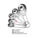 Stainless Steel Measuring Spoon Set | 5-Piece Precision Measuring Tools |