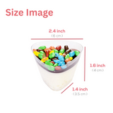 Clear Acrylic Dessert Cup | Pack Of 35 | D5 - Bakeyy.com - India - Clear Acrylic Dessert Cup | Pack Of 35 | D5 - Default Title
