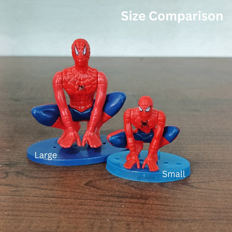 7 Pc Spiderman Cake Topper Set | Action Pose Figures | 2 Sizes Available | Pack of 1