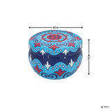 Mini Printed Matka | Random Design Round Decorative Boxes| Candle Tin Box| Pack of 12