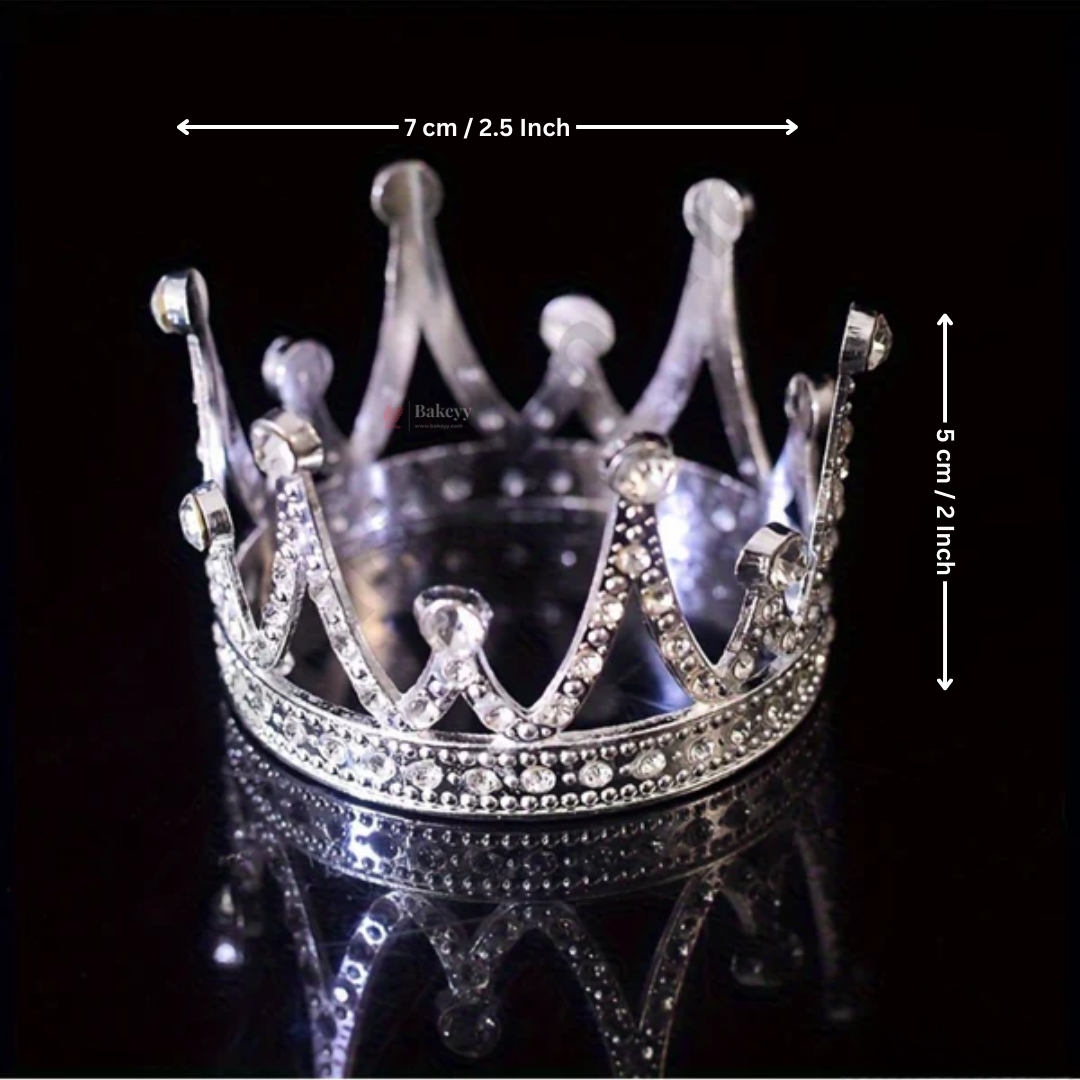 Luxury Metal Crown Topper | Premium Cake Decoration | 1 Piece