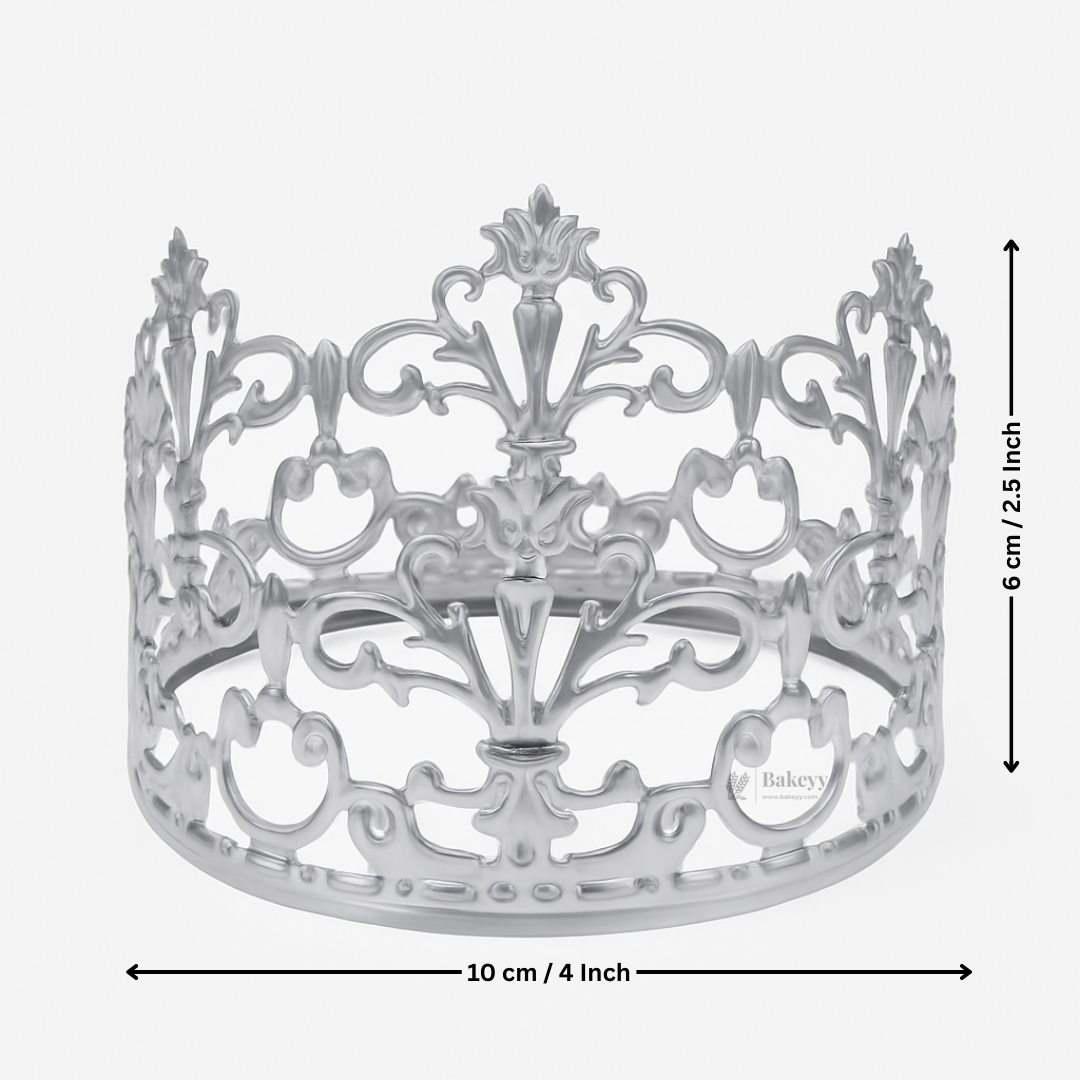 Luxury Metal Crown Topper | Premium Cake Decoration | 1 Piece