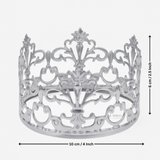Luxury Metal Crown Topper | Premium Cake Decoration | 1 Piece