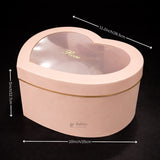Heart Shape Transparent Lid Gift Box | Premium Hamper Packaging | Different color | Pack of 1