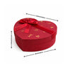 Heart Shape Rigid Hamper Box with Ribbon Lid | Premium Packaging for Chocolates or Gifts | Pack of 1