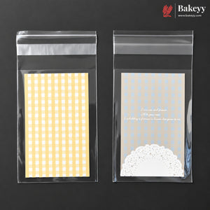 7×10cm | Printed Self-Seal Cookie Pouch | Pack of 100