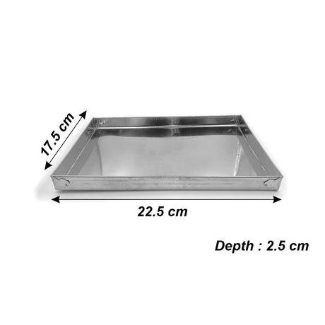 7x9 inch Aluminum Rectangle Cake Pan Mold - Bakeyy.com - India - 7x9 inch Aluminum Rectangle Cake Pan Mold - Default Title