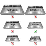 7x9 inch Aluminum Rectangle Cake Pan Mold - Bakeyy.com - India - 7x9 inch Aluminum Rectangle Cake Pan Mold - Default Title