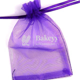 16x20 cm | Organza Potli Bags | Purple Colour | Candy Bag | - Bakeyy.com - India - 16x20 cm | Organza Potli Bags | Purple Colour | Candy Bag | - Pack Of 50 / 16x20 cm / 6x8 in / Purple