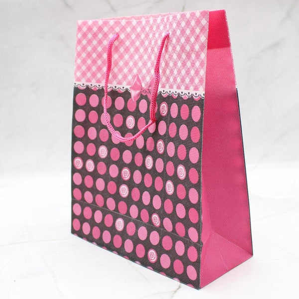 7x9 Inch Pvc Bag Printed | Pink Color | Pack of 10 - Bakeyy.com