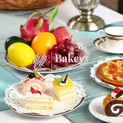 8.5 Inch Doilies Paper | Pack Of 100 | Round Decorative Paper Placemats for Desert | Tableware Decoration | Lace Doilys - Bakeyy.com - India - 8.5 Inch Doilies Paper | Pack Of 100 | Round Decorative Paper Placemats for Desert | Tableware Decoration | Lace Doilys - Default Title