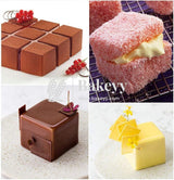 8 CAVITIES - Square Silicone Mould, Mousse Cake Baking Moulds - Bakeyy.com - India - 8 CAVITIES - Square Silicone Mould, Mousse Cake Baking Moulds - Default Title