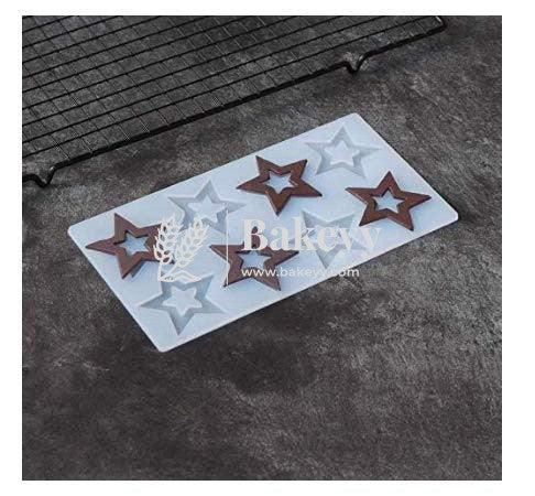 8 Cavity Silicone Chocolate Garnishing Sheet Mould - Bakeyy.com