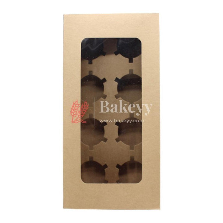 8 Cupcake Box, DIY Gift Box, Cookie Boxes, Biscuit Boxes | Pack of 10 - Bakeyy.com