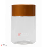 83mm-600ml Airtight Jar With Brown Lid – Reusable Storage Container | Pack Of 10