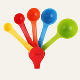 Colorful Measuring Spoon Set Of 5| Bright and Durable Kitchen Essential - Bakeyy.com - India - Colorful Measuring Spoon Set Of 5| Bright and Durable Kitchen Essential - Default Title