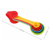 Colorful Measuring Spoon Set Of 5| Bright and Durable Kitchen Essential - Bakeyy.com - India - Colorful Measuring Spoon Set Of 5| Bright and Durable Kitchen Essential - Default Title