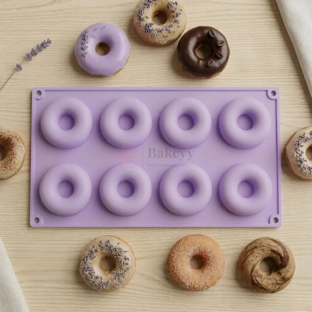 8CavityDonutRingShapeSiliconeChocolateMouldforChocolates_1 - Bakeyy.com