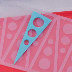 8CavityGeometricTriangleSiliconeMould - Bakeyy.com