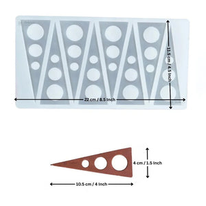8CavityGeometricTriangleSiliconeMould_4 - Bakeyy.com