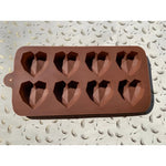 8 Cavity | Heart Silicone Chocolate Mould | Chocolate Making and Shaping Mould | Pack of 1