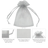 7x9Cm |Grey Organza Potli Bags | Pack of 99