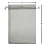 13x18 CM | Organza Potli Bags | Grey Colour | Candy Bag| Pack of 99