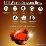 Modern Diwali Lighting: Water-Activated LED Diya for Festive Brilliance (Pack Of 6) - Bakeyy.com - India - Modern Diwali Lighting: Water-Activated LED Diya for Festive Brilliance (Pack Of 6) - Default Title