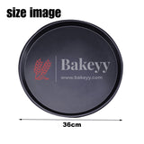 Premium Non-Stick Pizza Baking Tray | Round Carbon Steel Pizza Pan for Perfect Crusts |