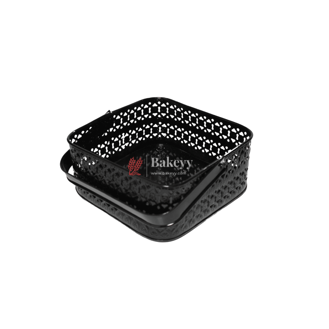 Hamper Basket For Gifting Square |Black Colour | Stylish and Durable Storage Solution| Hamper Basket For Gifting