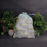 16*20 CM | Floral Designs Organza Potli Bags | Pack of 50 | Sky Blue Color | Candy Bag | Pack of 50 (Copy) - Bakeyy.com - India - 16*20 CM | Floral Designs Organza Potli Bags | Pack of 50 | Sky Blue Color | Candy Bag | Pack of 50 (Copy) - Default Title