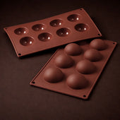 8_Cavity_Half_Sphere_Silicone_Chocolate_Mould_Round_Dome_Bonbon_Dessert_Mould_3 - Bakeyy.com
