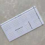 8 Grid Texture Square Silicone Mould | Crosshatch Pattern Design | Pack of 1