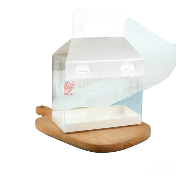 PVC 2 Cavity Cupcake Box | Multi Color | Pack of 10 - Bakeyy.com