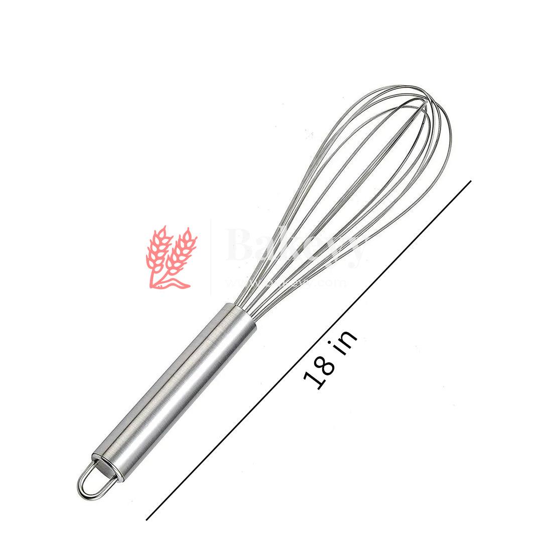 Stainless Steel Balloon Whisk | Durable & Ergonomic Kitchen Tool |for Baking & Cooking|