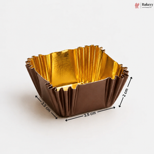 Dessert Liners | Gold & Brown | Pack of 500