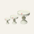 Elegant Ivory Cake Stand With Decorative Trim | Perfect For Celebrations - Bakeyy.com - India - Elegant Ivory Cake Stand With Decorative Trim | Perfect For Celebrations - Small