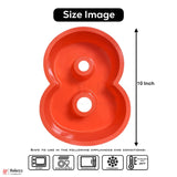 Silicone Number 8 Cake Mold – Non-Stick, Heat Resistant, Multipurpose Baking Mould  (Pack Of 1)
