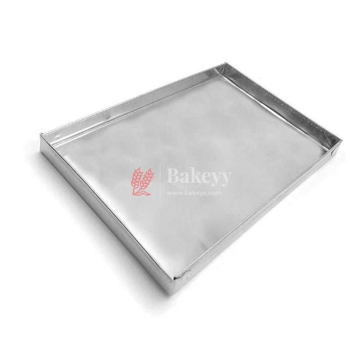 8x10 inch Aluminum Rectangle Cake Pan Mold - Bakeyy.com
