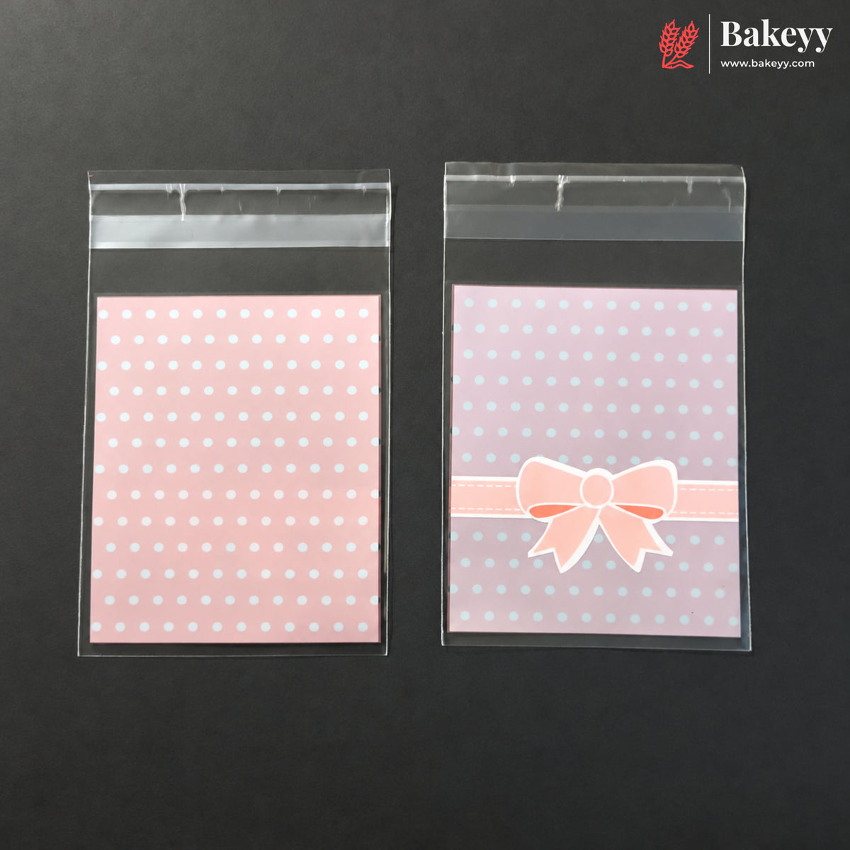 8×10cm | Printed Self-Seal Cookie Pouch | Pack of 100