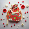 20x20 CM Fancy Potli Bag Return Gifts For Ladies MultiColour - Bakeyy.com - India - 20x20 CM Fancy Potli Bag Return Gifts For Ladies MultiColour - Default Title