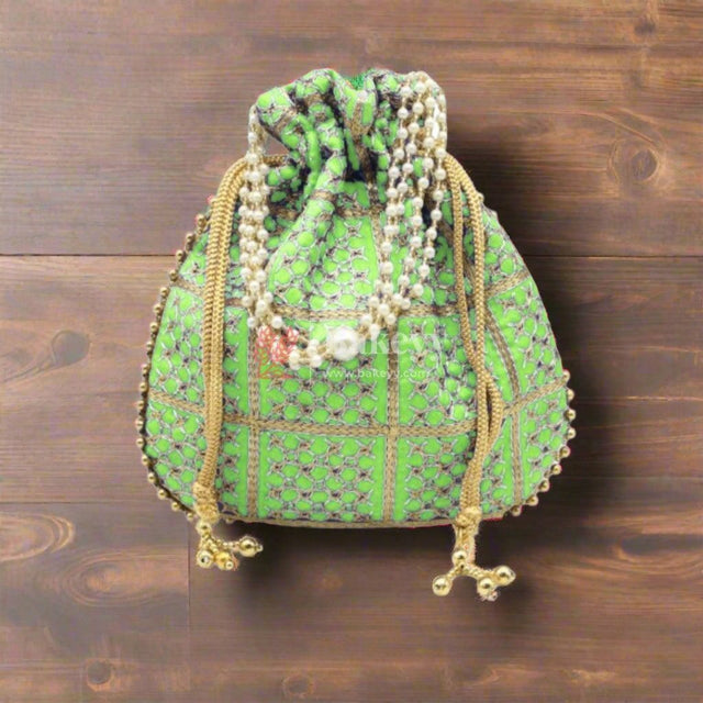 20x24 CM Fancy Potli Bag Return Gifts For Ladies MultiColour - Bakeyy.com - India - 20x24 CM Fancy Potli Bag Return Gifts For Ladies MultiColour - Default Title