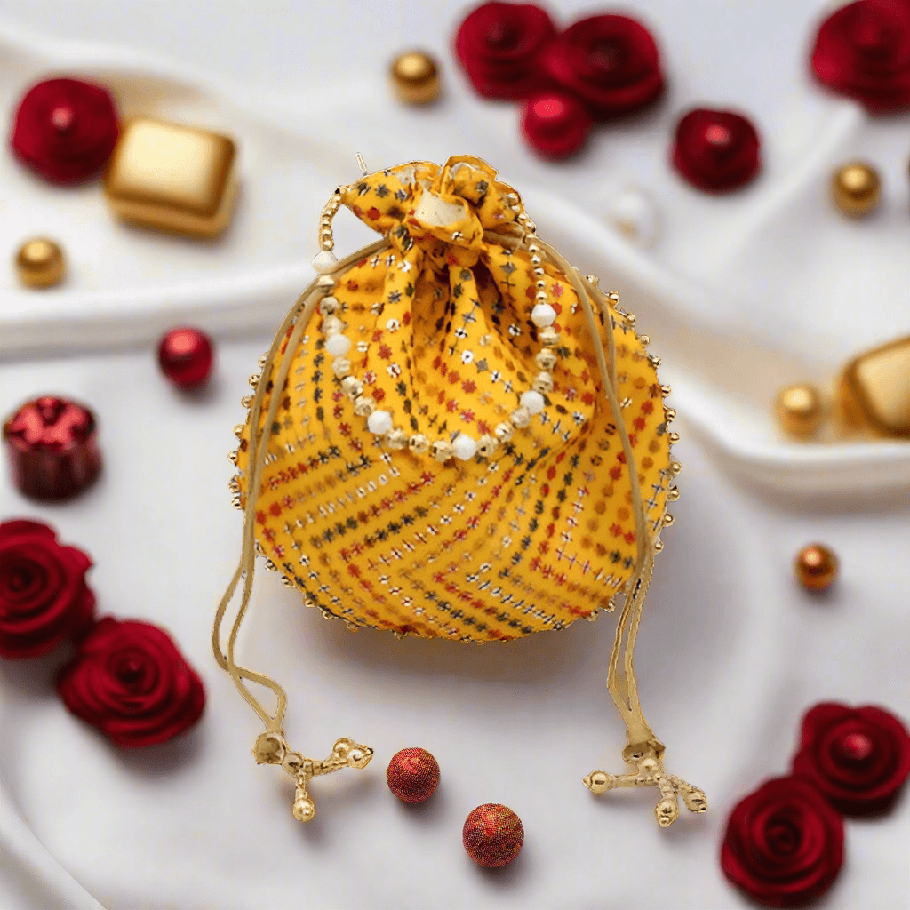 |20x24Cm| Fancy Potli Bag Return Gifts For Ladies | MultiColour - Bakeyy.com - India - |20x24Cm| Fancy Potli Bag Return Gifts For Ladies | MultiColour - Default Title