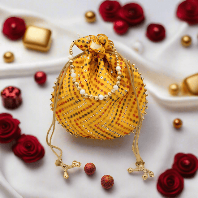 |20x24Cm| Fancy Potli Bag Return Gifts For Ladies | MultiColour - Bakeyy.com - India - |20x24Cm| Fancy Potli Bag Return Gifts For Ladies | MultiColour - Default Title