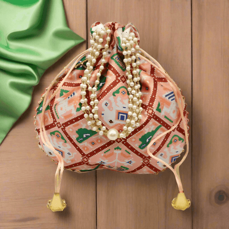 20x24 CM Fancy Potli Bag Return Gifts For Ladies | Multicolour - Bakeyy.com - India - 20x24 CM Fancy Potli Bag Return Gifts For Ladies | Multicolour - Default Title
