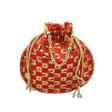 8x9 Fancy Potli Bag Return Gifts For Ladies | Red Colour - Bakeyy.com - India - 8x9 Fancy Potli Bag Return Gifts For Ladies | Red Colour - Default Title