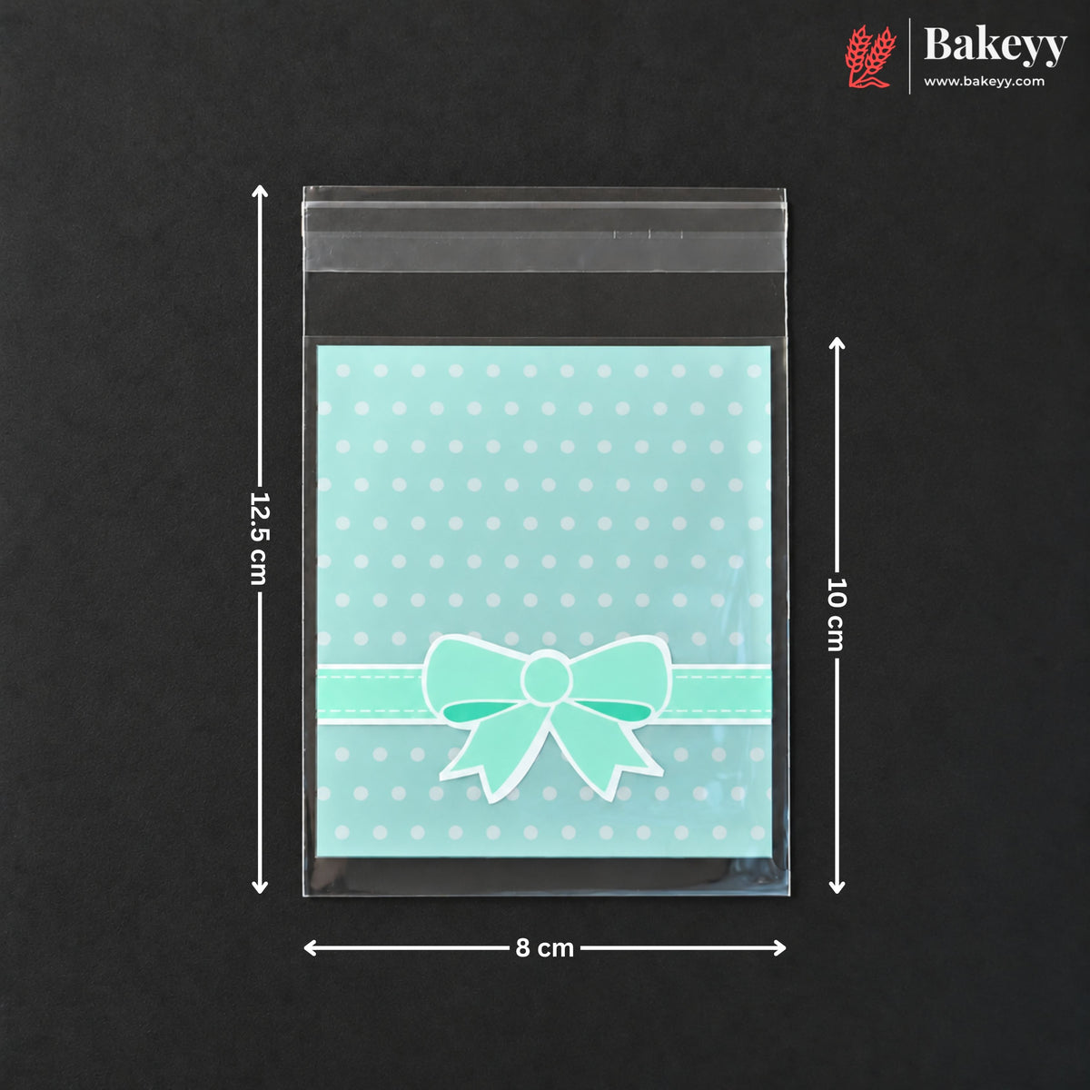 8×10cm | Printed Self-Seal Cookie Pouch | Pack of 100